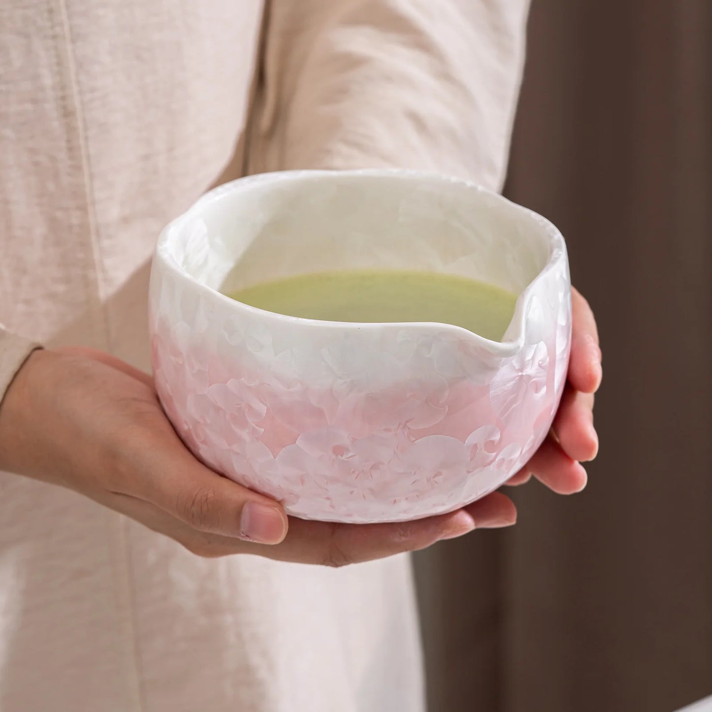 Pink Crystal Matcha set