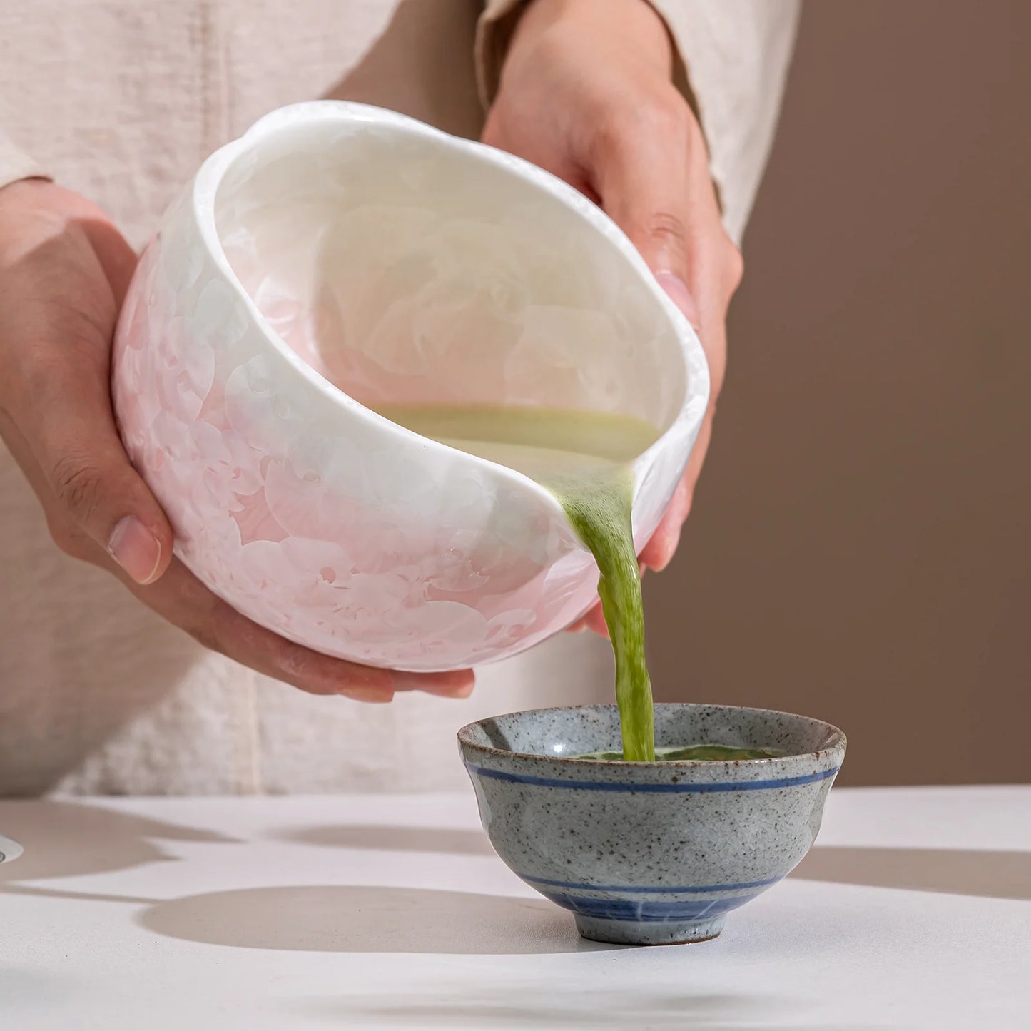 Pink Crystal Matcha set