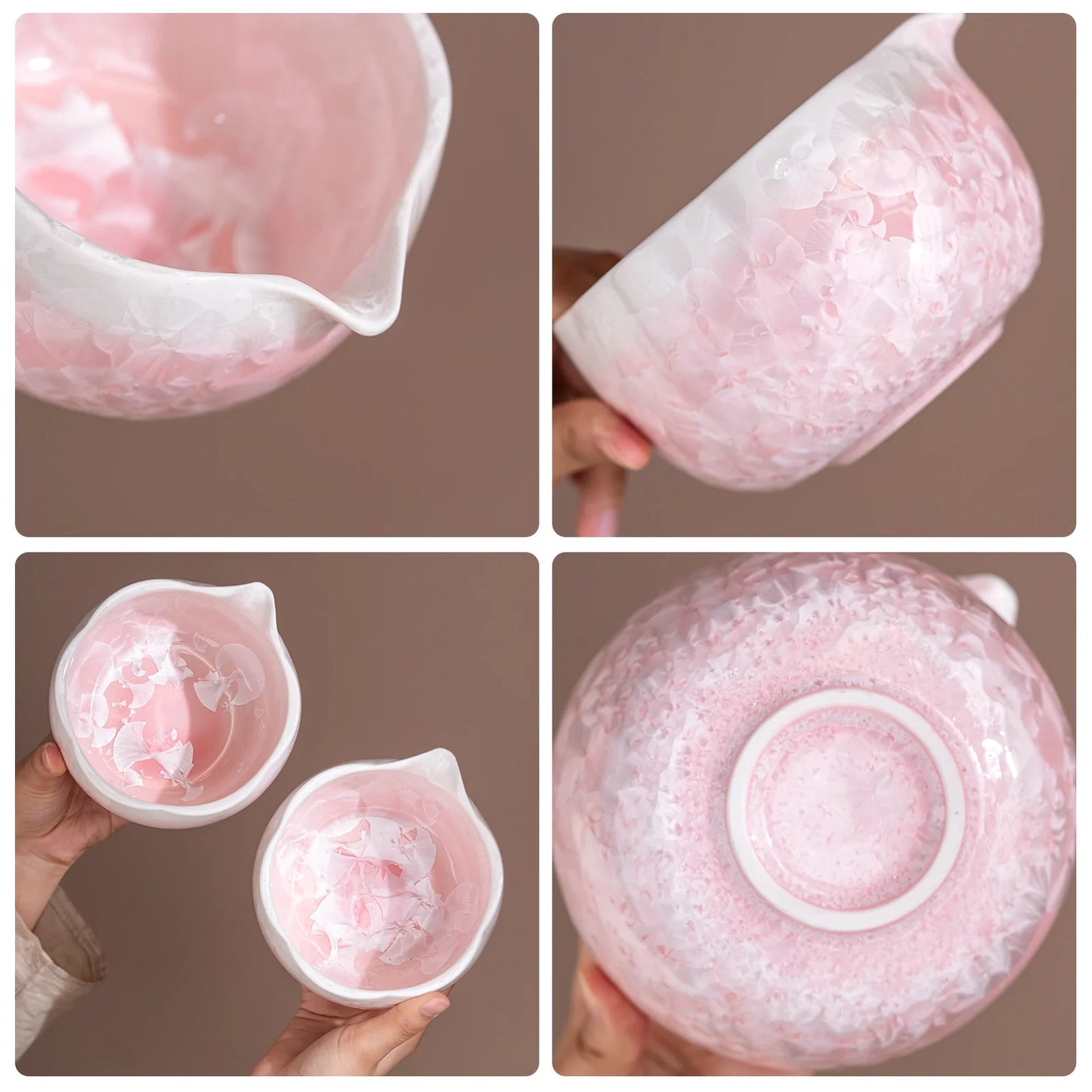 Pink Crystal Matcha set